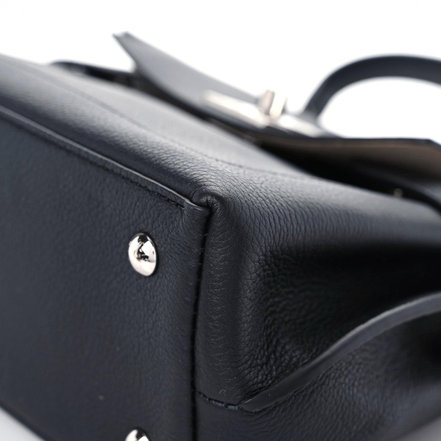 Louis Vuitton Calfskin Lockme Ever BB Black 7 of 11