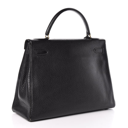 Hermes Ardennes Kelly Retourne 32 Black 3 of 34