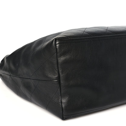 Chanel Lambskin Quilted Neo Cabas Shopping Tote Black 10 of 12