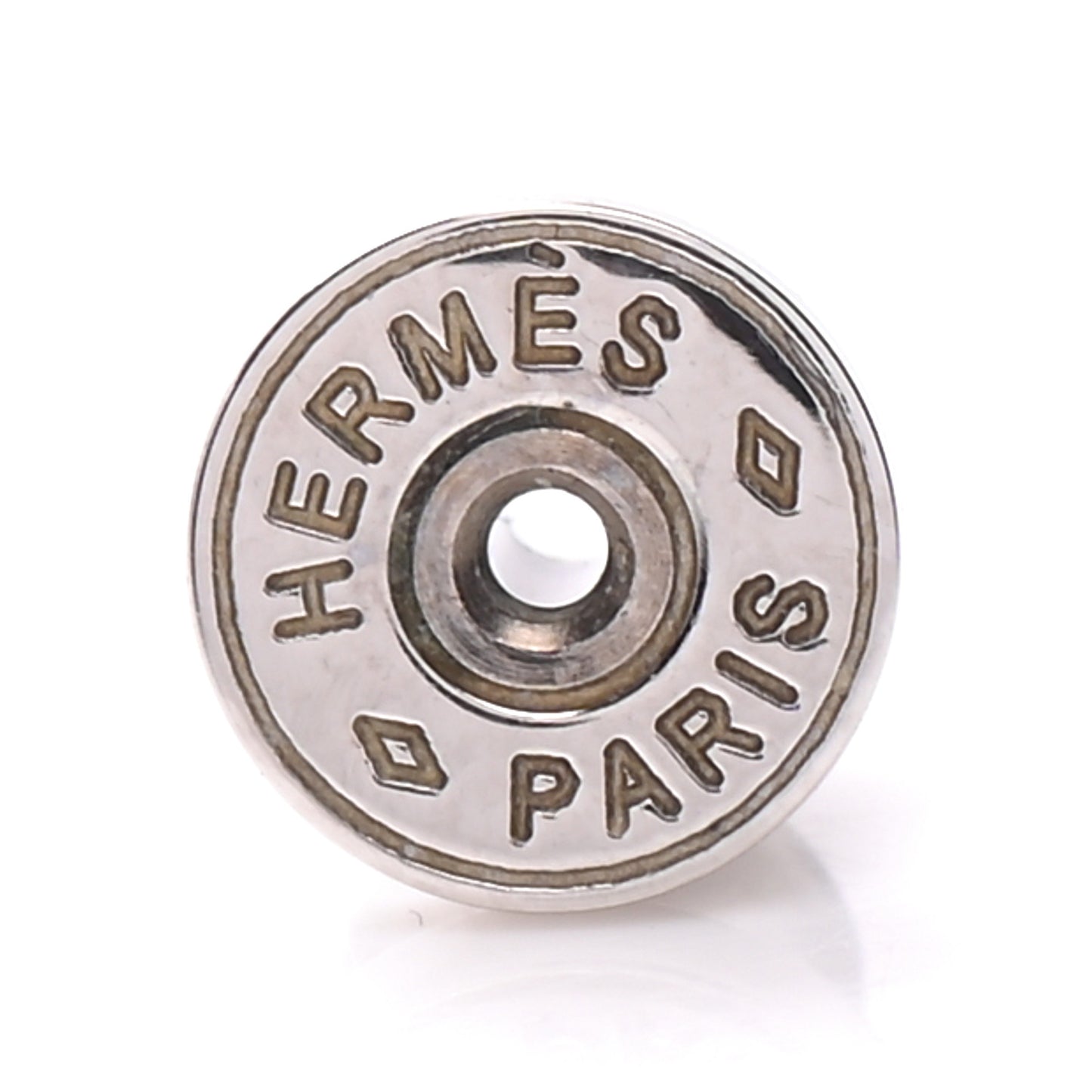 Palladium Lacquered Mini Pop H Earrings Rose Dragee