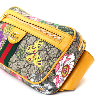 Gucci GG Supreme Monogram Flora Medium Ophidia Belt Bag Beige Multicolor Crop 12 of 12