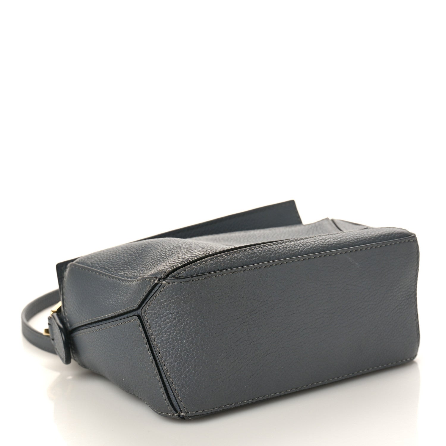 Loewe Soft Grained Calfskin Mini Puzzle Bag Gunmetal 4 of 13