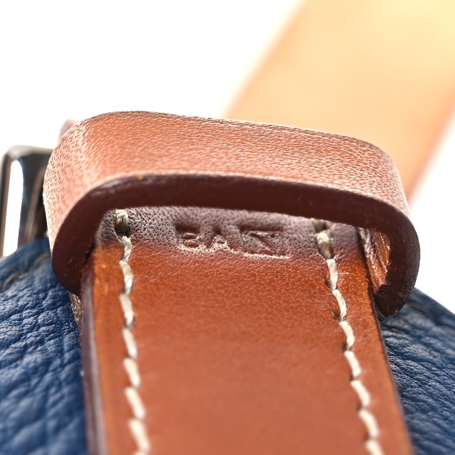 Hermes Taurillon Clemence Marwari PM Bleu Brighton 7 of 11