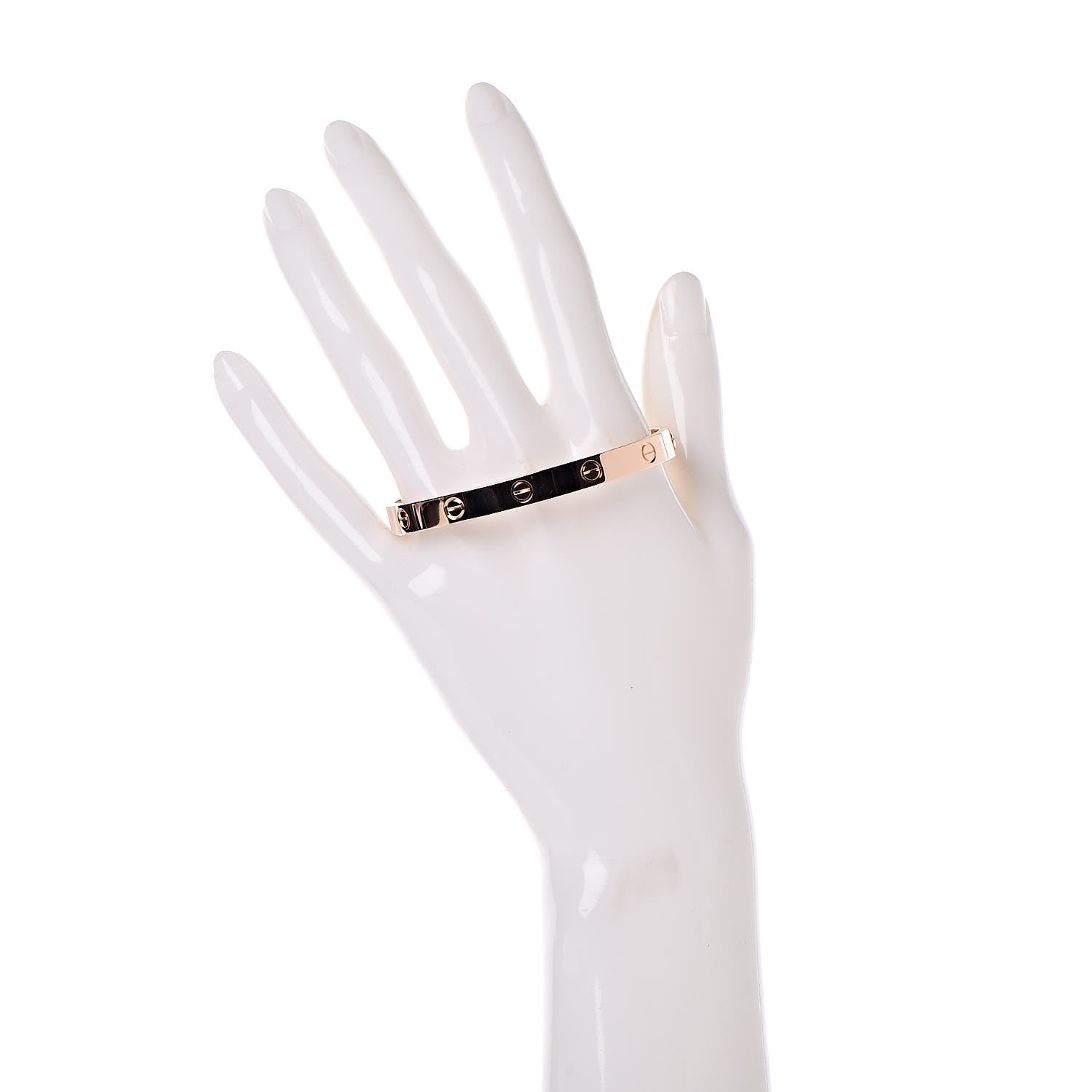 Cartier 18K Pink Gold LOVE Bracelet 17 2 of 7
