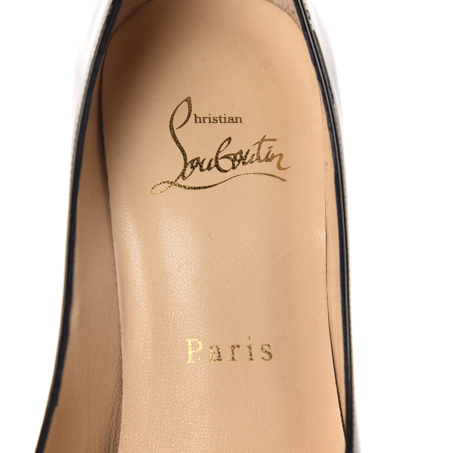 Christian Louboutin Patent Decollete 554 100 Pumps 35 Black 7 of 10