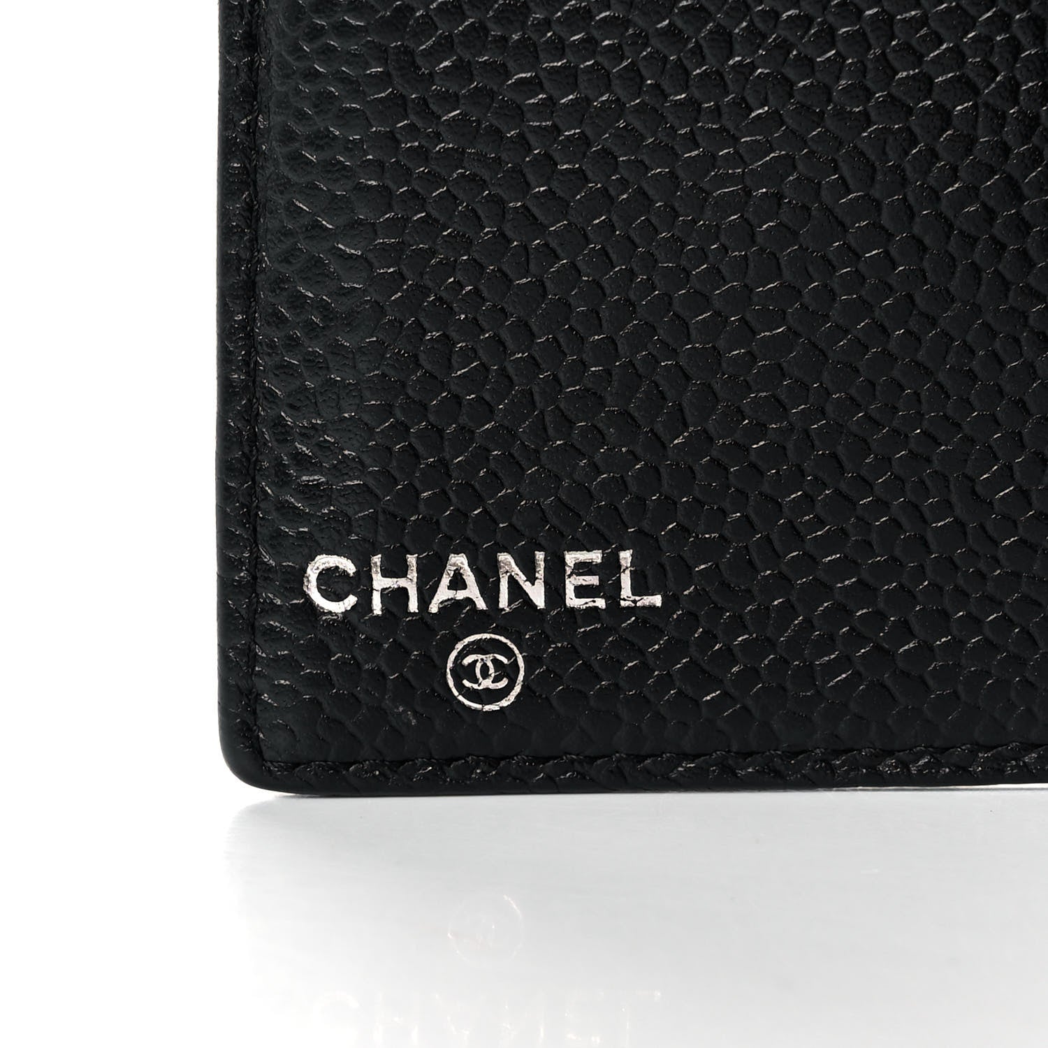 Chanel Caviar Timeless CC Yen Wallet Black 7 of 10