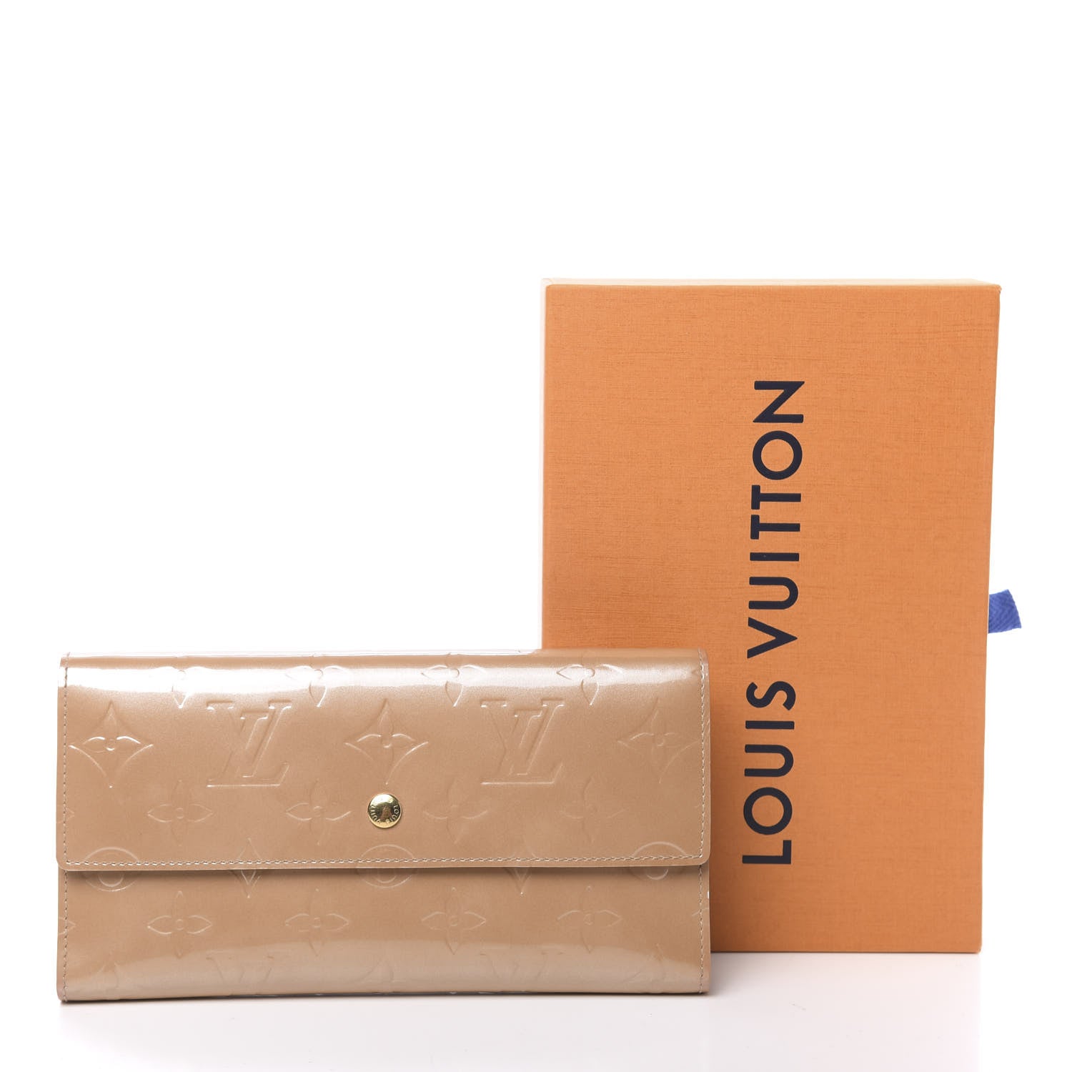 Louis Vuitton Vernis Porte Tresor International Wallet Noisette 7 of 7