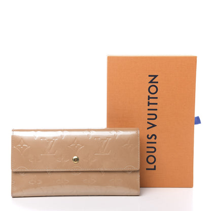 Louis Vuitton Vernis Porte Tresor International Wallet Noisette 7 of 7