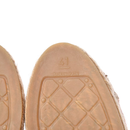 Chanel Tweed CC Espadrilles 41 Brown Pink 8 of 10