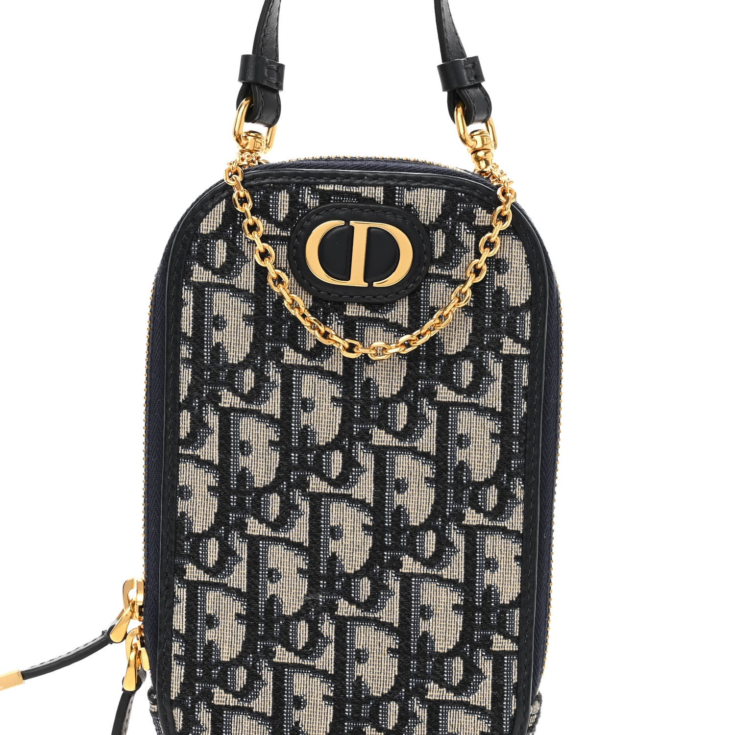 Christian Dior Oblique 30 Montaigne Phone Holder Blue 7 of 9