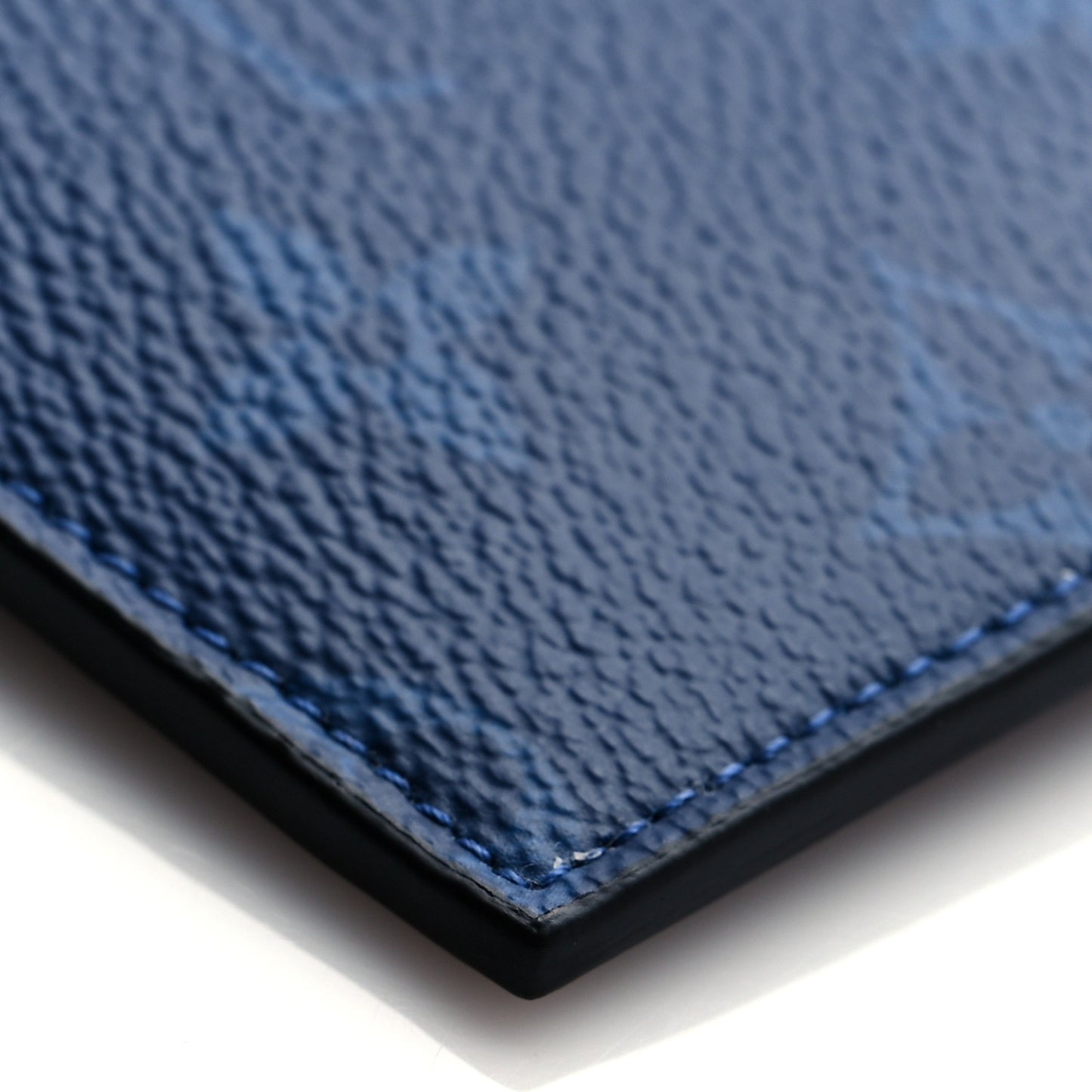 Monogram Taiga Coin Card Holder Cobalt