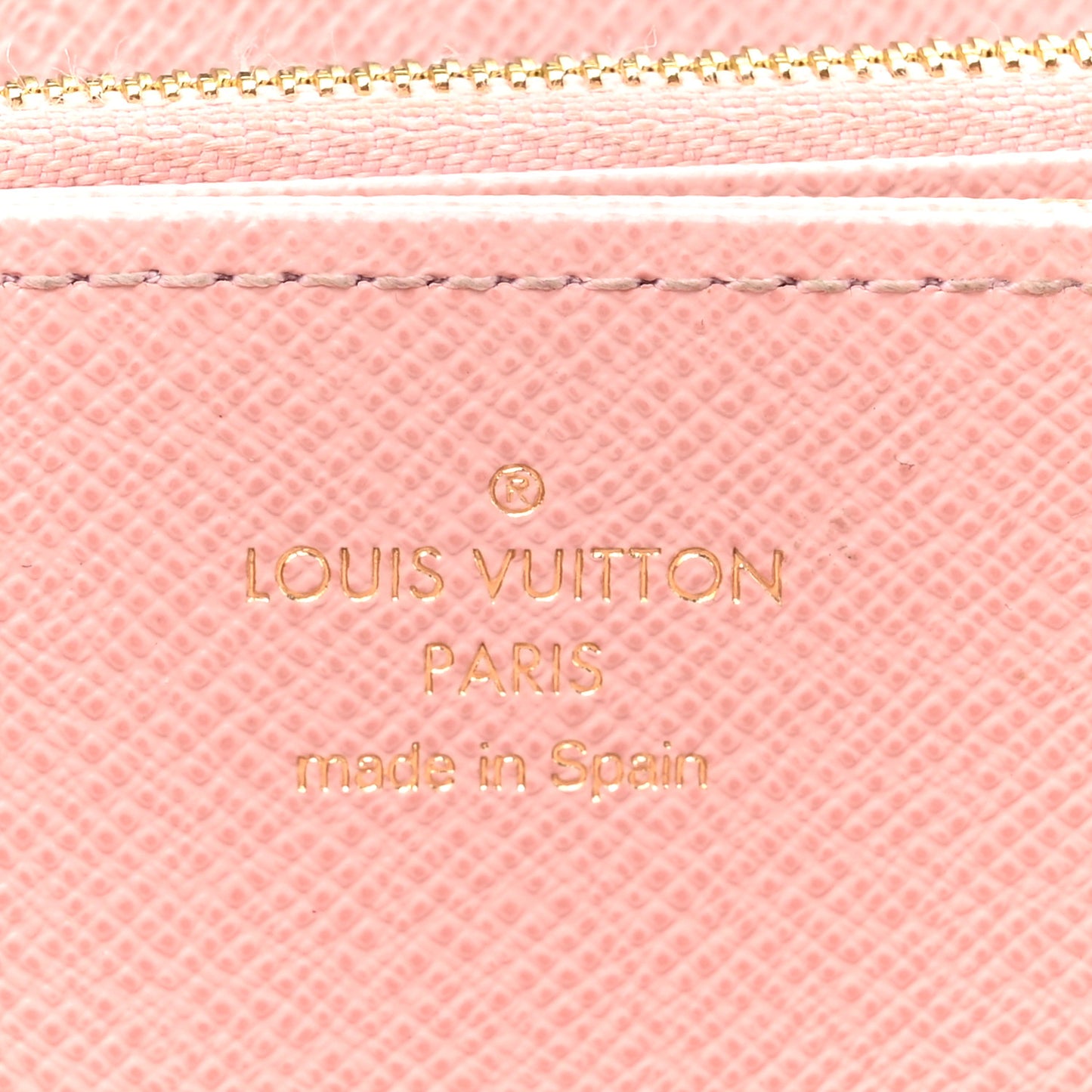 Monogram Zippy Wallet Rose Ballerine
