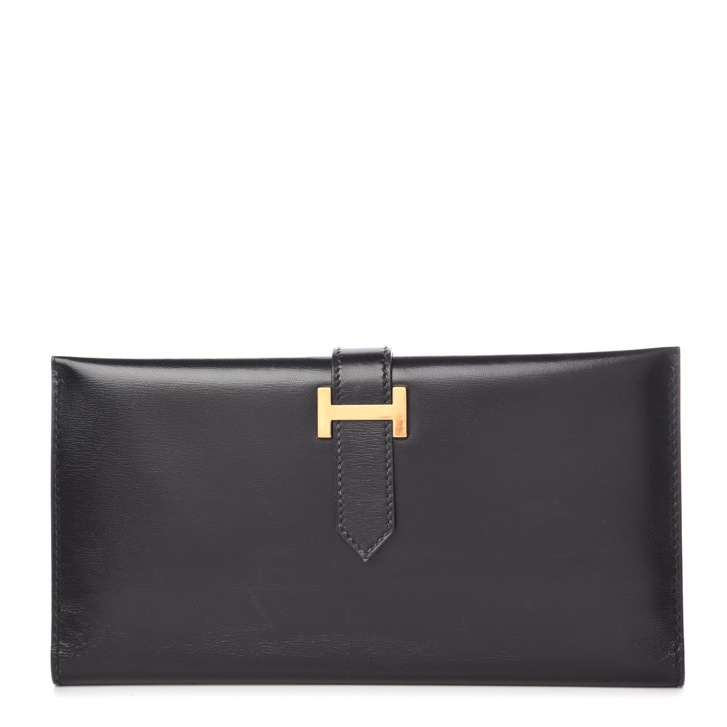 Hermes Box Bearn Wallet Black 1 of 9