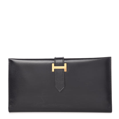 Hermes Box Bearn Wallet Black 1 of 9