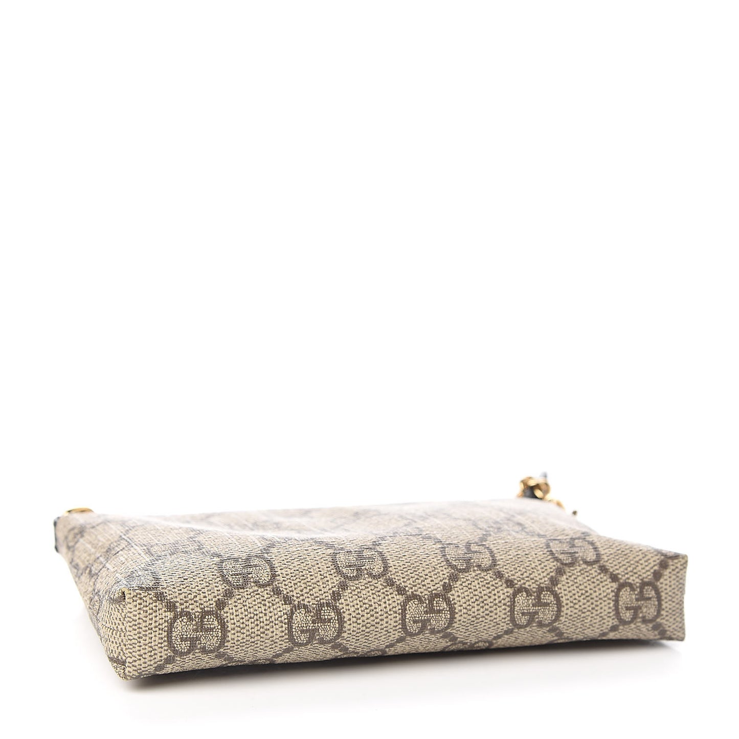 GG Supreme Monogram Mini Chain Bag Beige Black