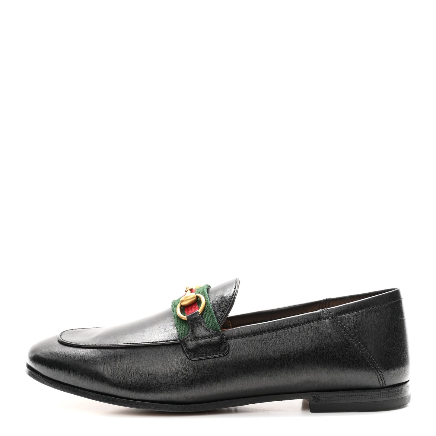 Malaga Kid Web Womens Horsebit Loafers 35.5 Black
