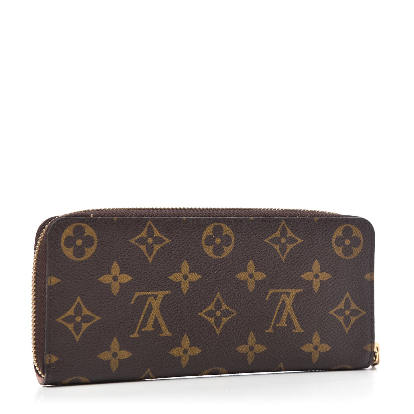 Monogram Clemence Wallet Rose Ballerine