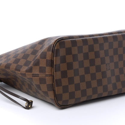 Louis Vuitton Damier Ebene Neo Neverfull MM Rose Ballerine 6 of 11