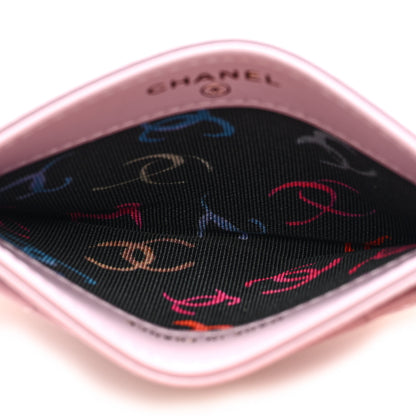 Chanel Caviar Quilted Card Holder Light Purple 5 of 7