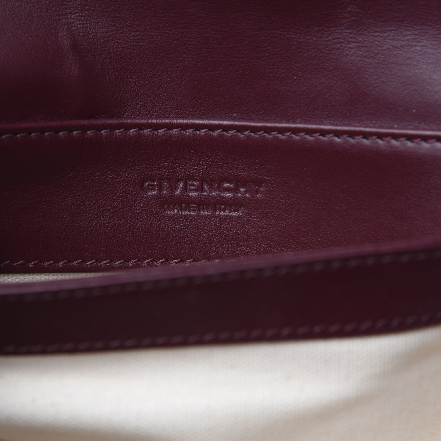 Calfskin Duetto Crossbody Bag Burgundy Pink