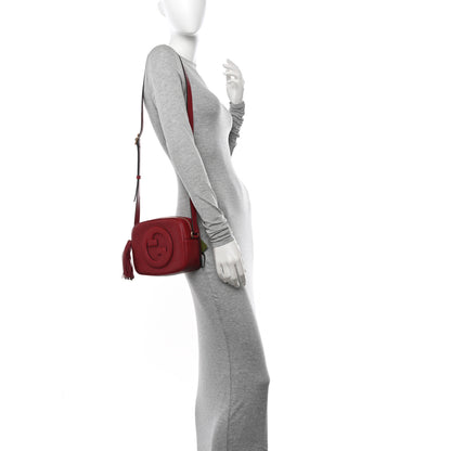 Gucci Sakai Be Green Calfskin Diagonal Stitched Small Blondie Shoulder Bag Rosso 2 of 11