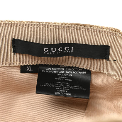 Gucci Monogram Web Baseball Hat XL Beige 9 of 10