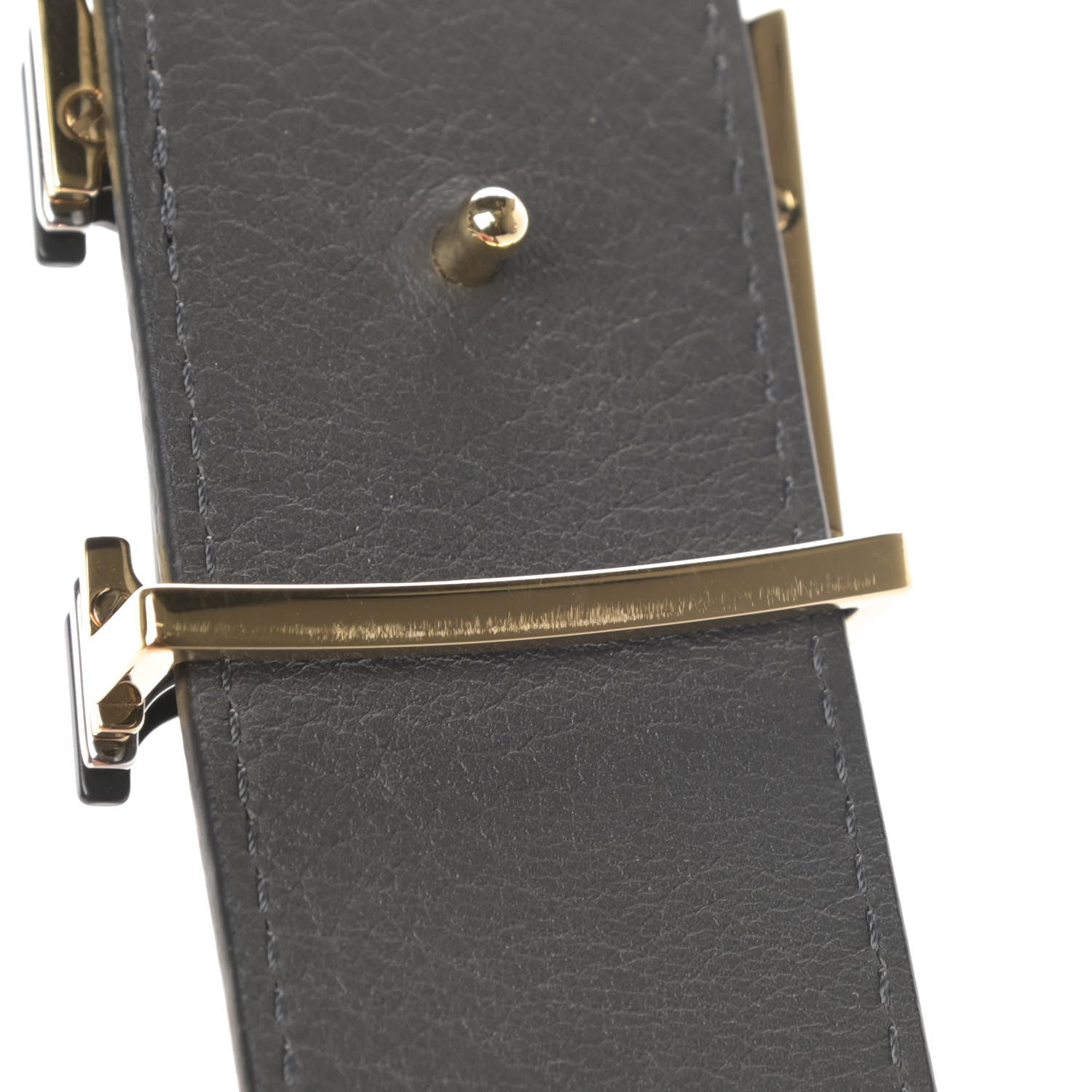 Louis Vuitton Calfskin 45mm LV Capucine Initiales Belt 90 36 Black 6 of 6