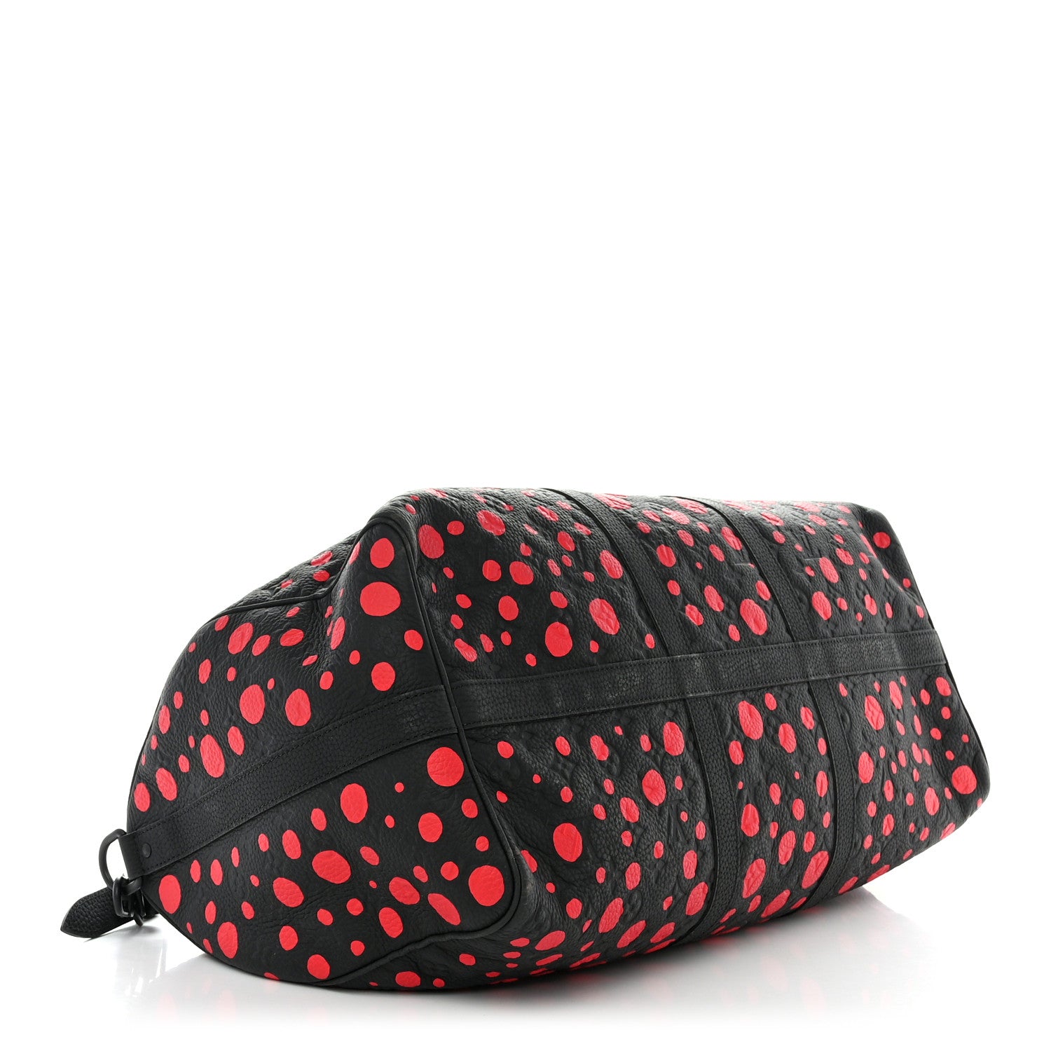 Louis Vuitton LV X YK Taurillon Monogram Keepall Bandouliere 50 Black Red 3 of 9