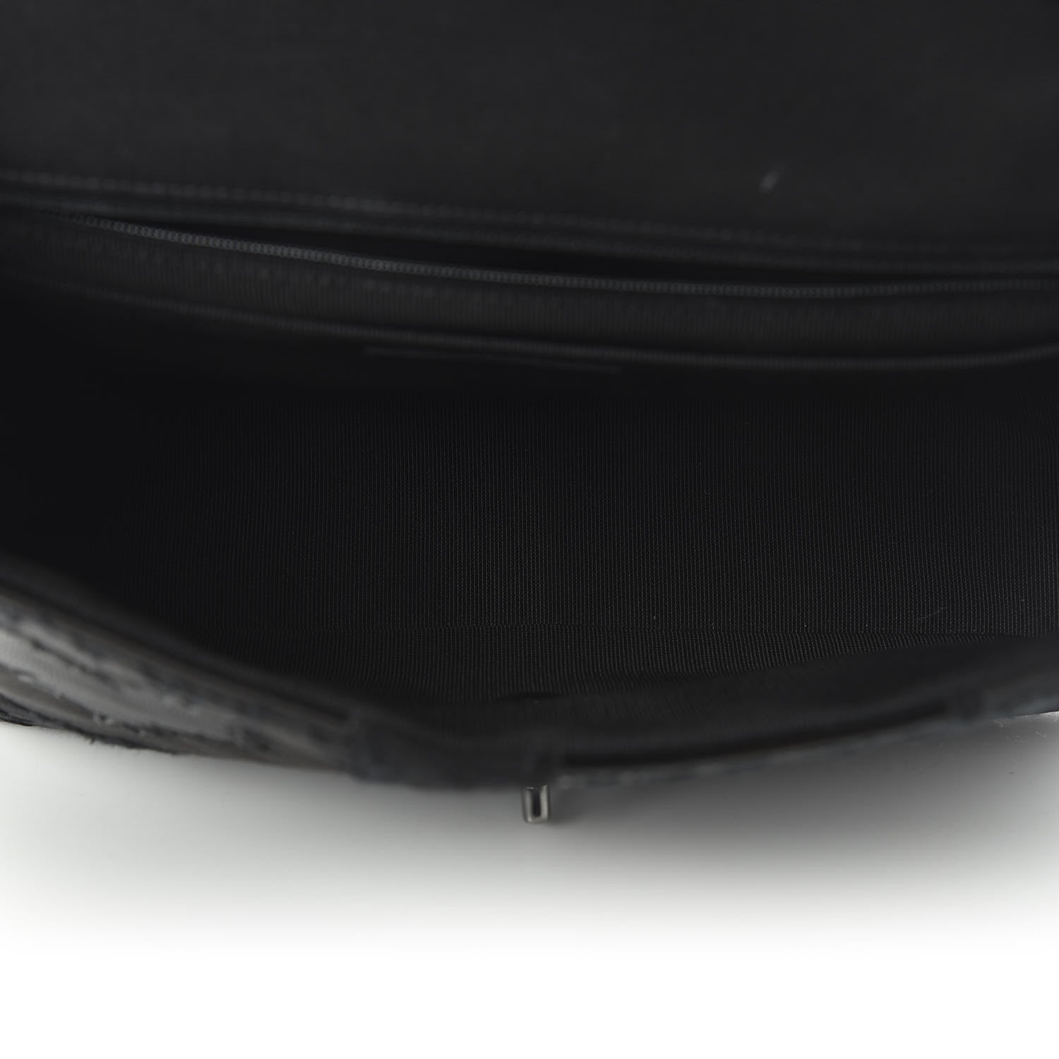 Chanel Tweed Patchwork Jumbo Single Flap Black 5 of 10