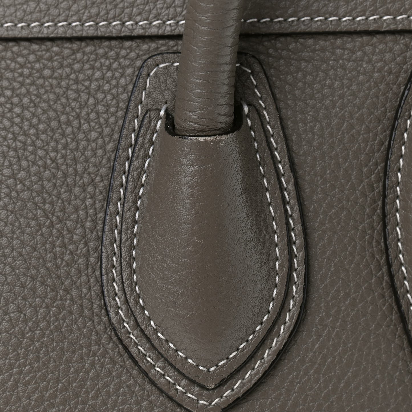 Drummed Calfskin Micro Luggage Souris