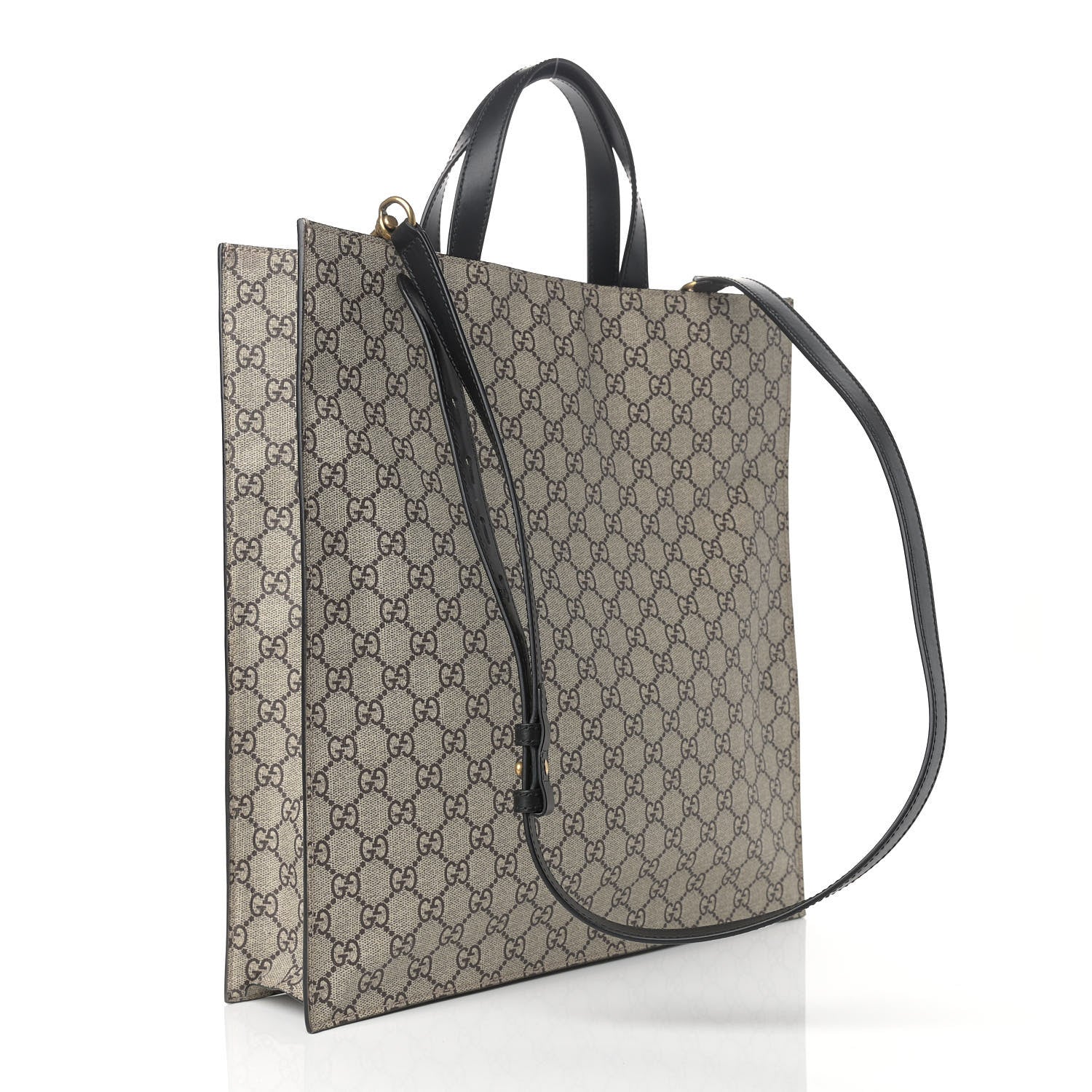 Gucci GG Supreme Monogram Angry Cat Vertical Tote 3 of 11