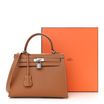 Hermes Epsom Kelly Sellier 25 Gold 11 of 11