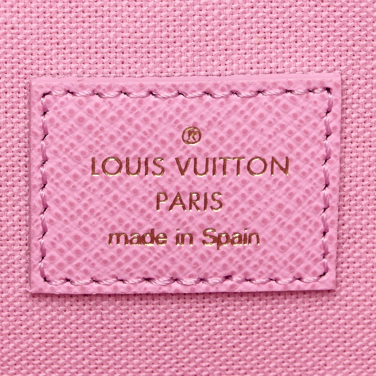 Monogram 2022 Christmas Animation Paris Pochette Felicie Chain Wallet Pink