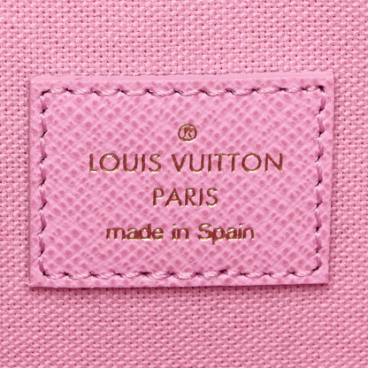Louis Vuitton Monogram 2022 Christmas Animation Paris Pochette Felicie Chain Wallet Pink 7 of 8