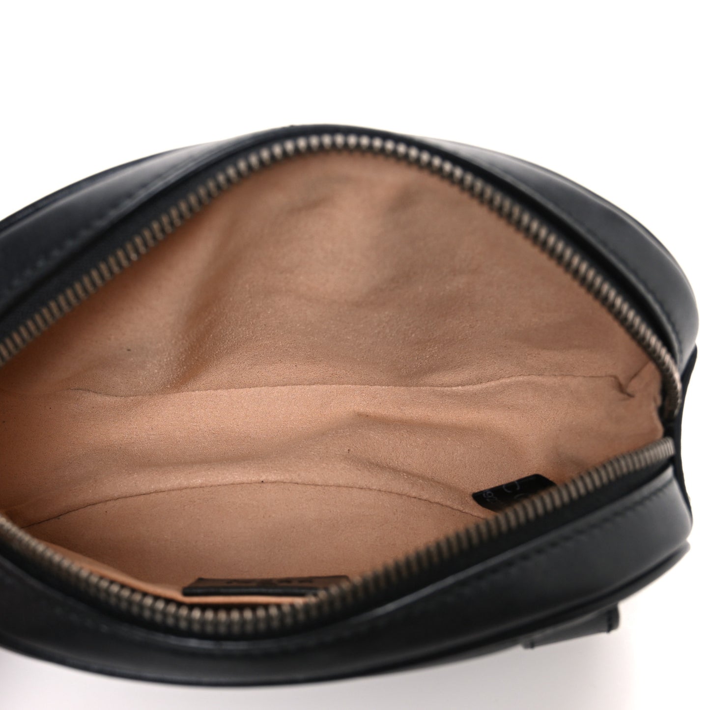 Calfskin Matelasse GG Marmont Belt Bag 75 30 Black