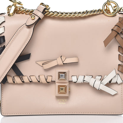Fendi Vitello Liberty Whipstitch Bow Small Kan I Shoulder Bag Plaster Multicolor 8 of 10