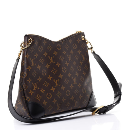 Louis Vuitton Monogram Odeon MM Black 2 of 4