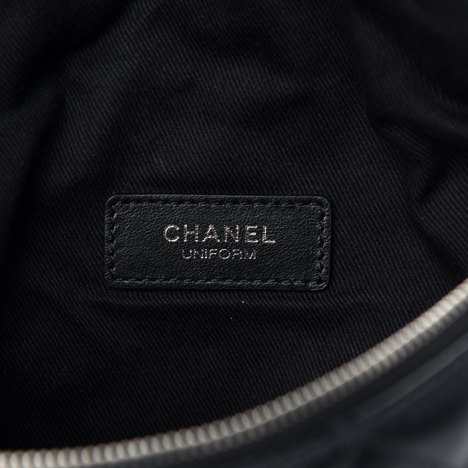 Chanel Grained Calfskin Quilted Waist Belt Bag Black 8 of 11