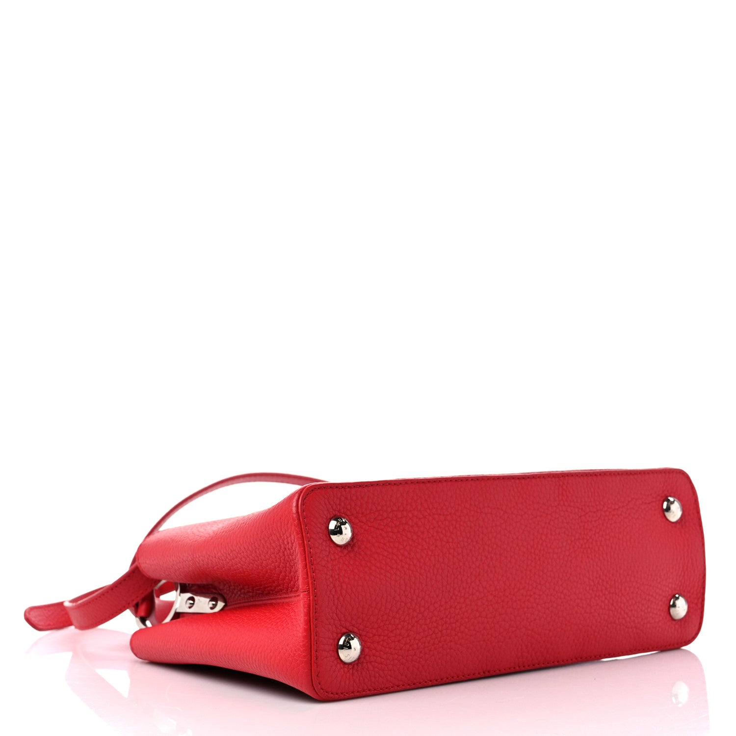 Louis Vuitton Taurillon Capucines PM Rubis 4 of 9