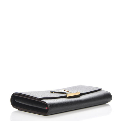 Louis Vuitton Taurillon Capucines Wallet Black 4 of 7
