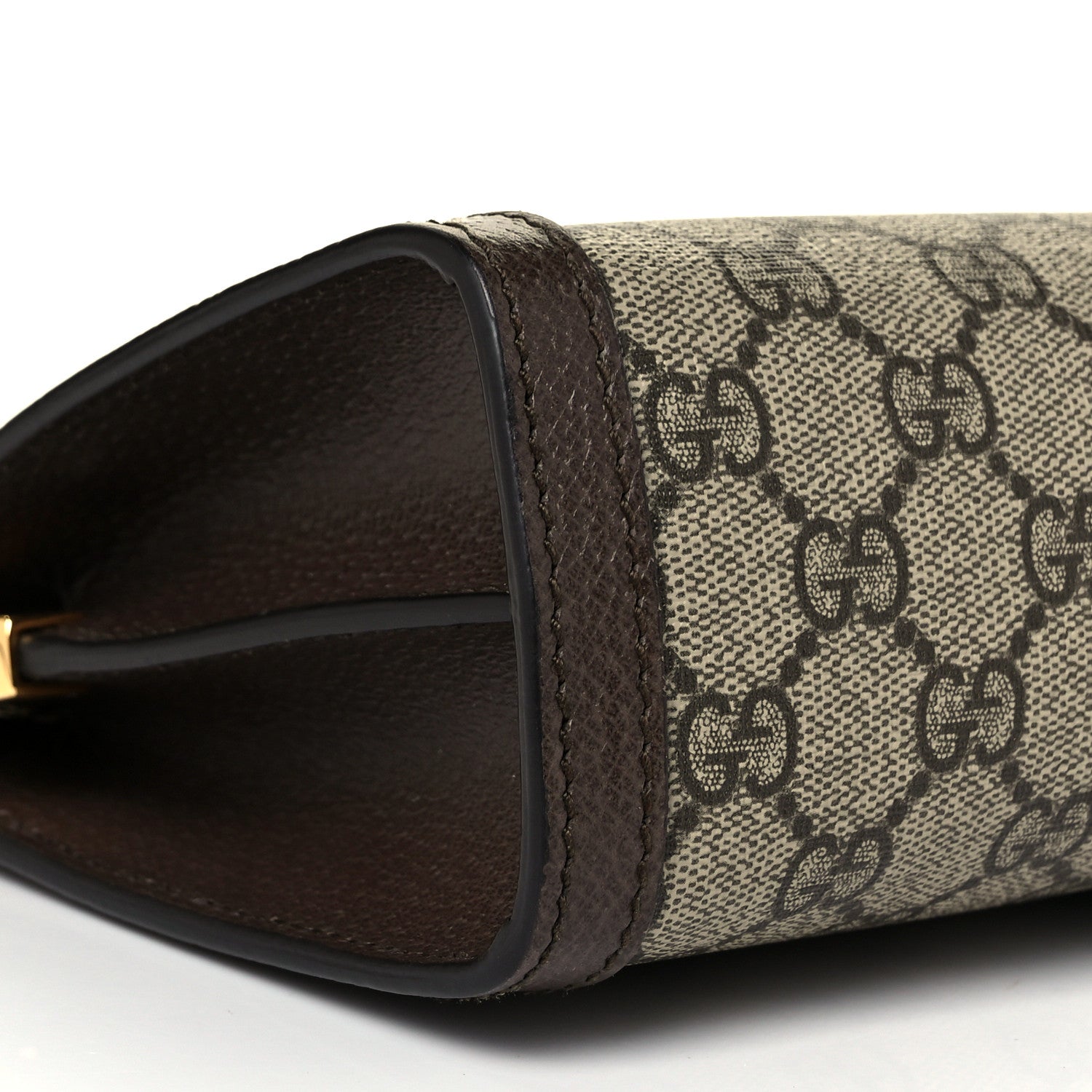 Gucci GG Supreme Monogram Web Small Ophidia Chain Shoulder Bag Brown 9 of 9