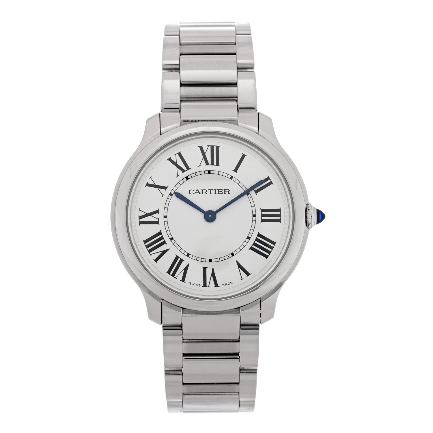 Cartier Stainless Steel 36mm Ronde Must de Cartier Quartz Watch 1 of 5