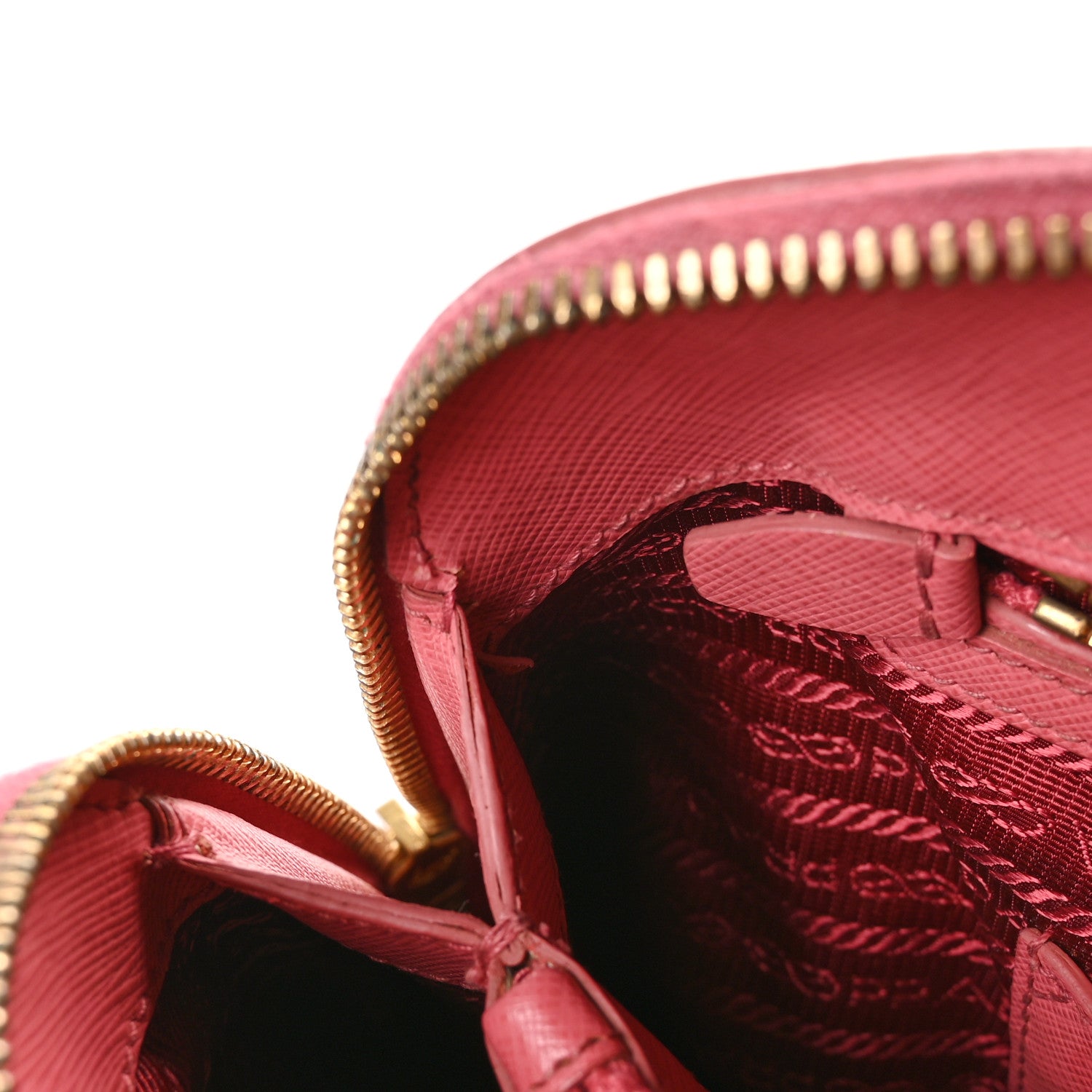 Prada Saffiano Lux Medium Promenade Tote Peonia 11 of 11