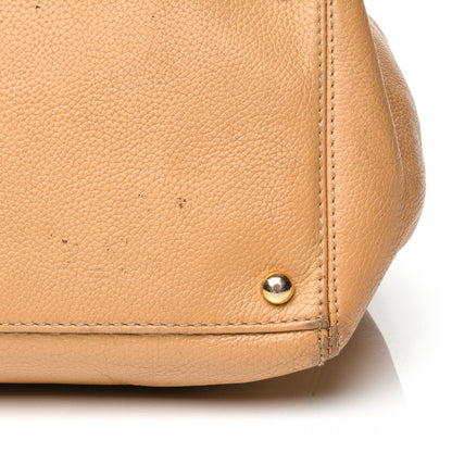 Chanel Calfskin Cerf Executive Shopper Tote Beige 9 of 15