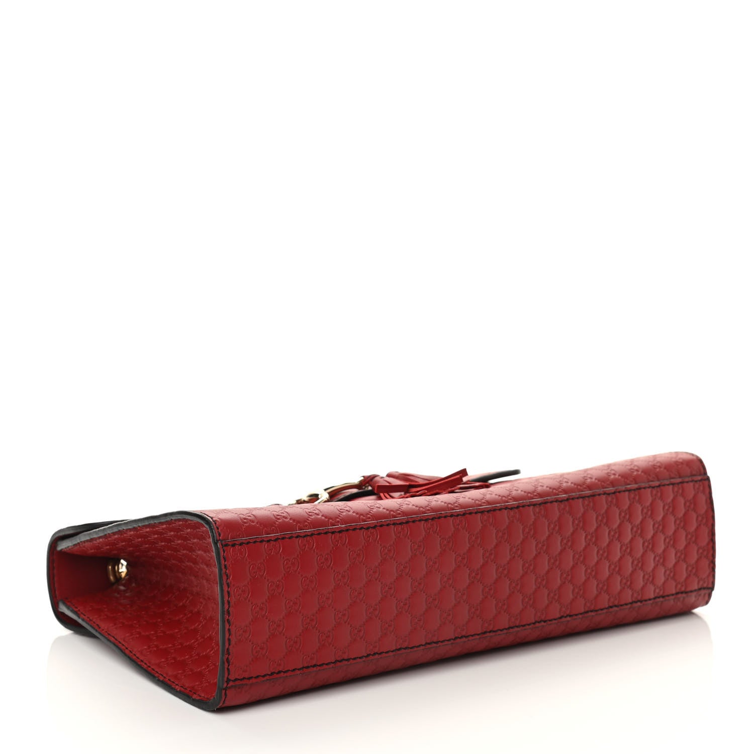 Gucci Microguccissima Medium Emily Chain Shoulder Bag Red 4 of 10