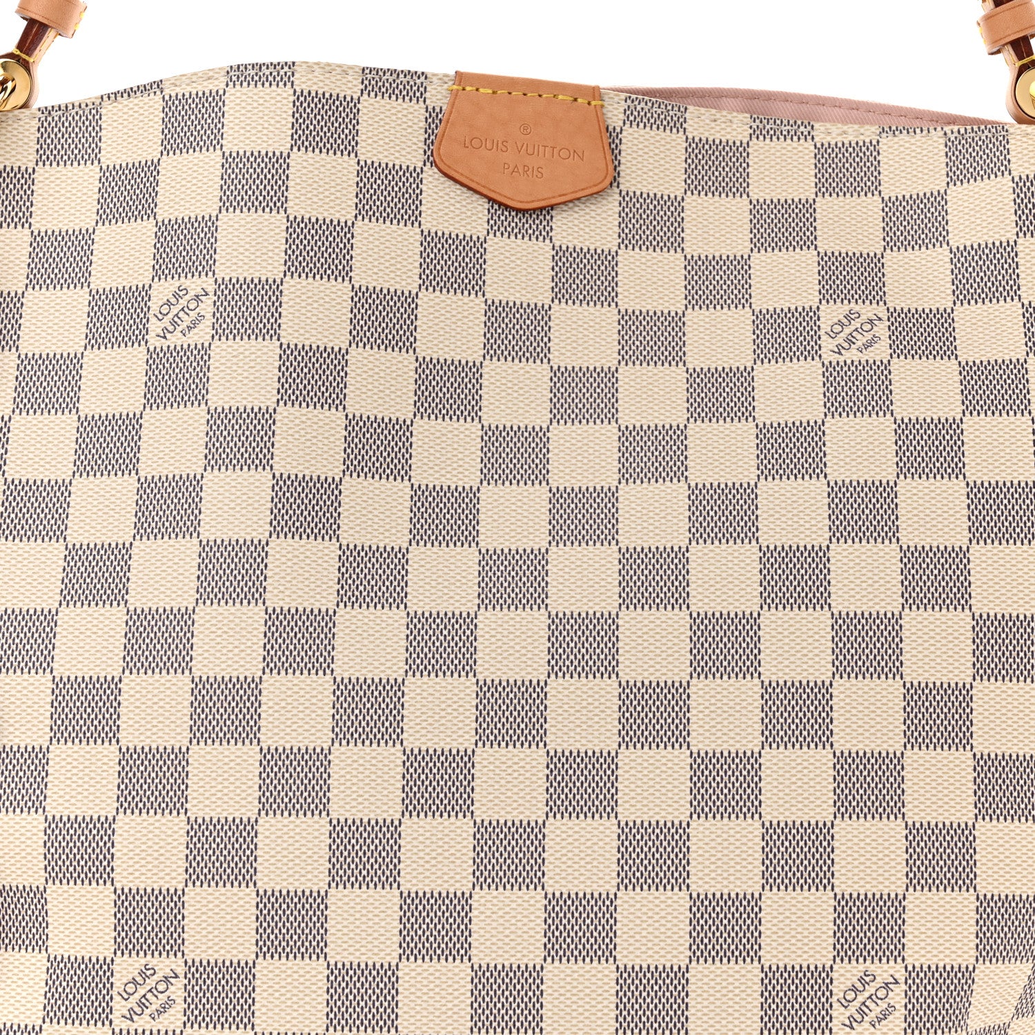 Louis Vuitton Damier Azur Graceful PM Rose Ballerine 8 of 10