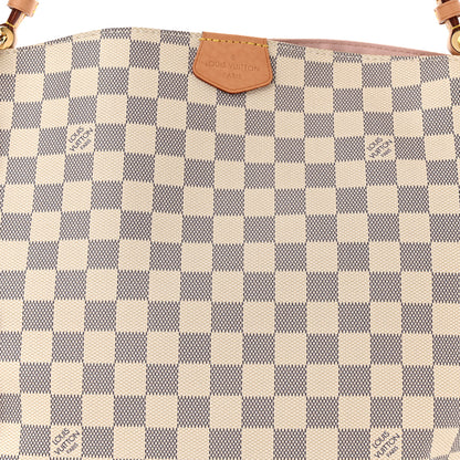 Louis Vuitton Damier Azur Graceful PM Rose Ballerine 8 of 10