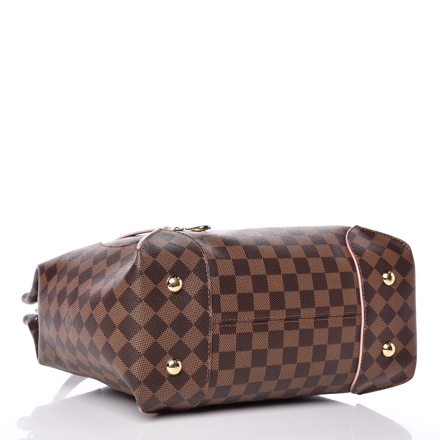 Louis Vuitton Damier Ebene Caissa Hobo Rose Ballerine 4 of 11