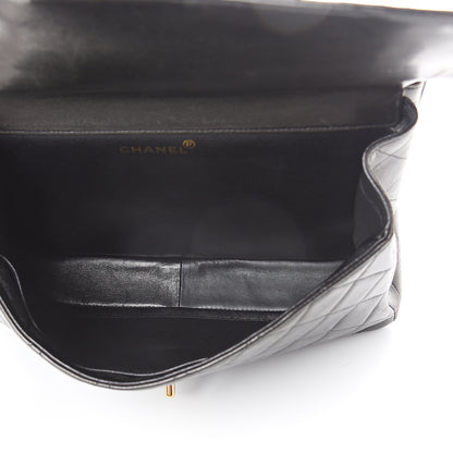 Chanel Lambskin Quilted Jumbo Double Sided Flap Black 5 of 10