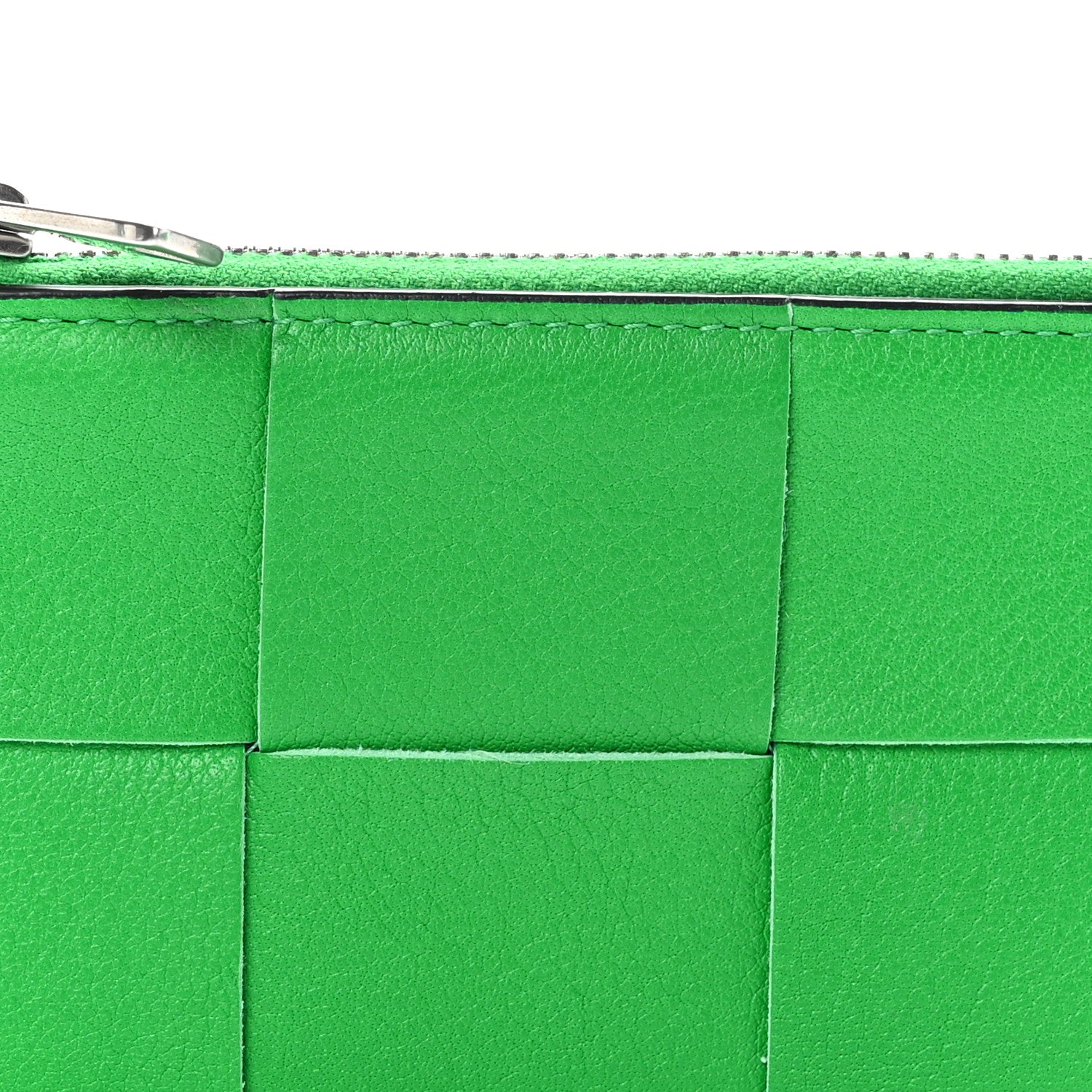 Bottega Veneta Nappa Intreccio Cassette Zipped Card Case Parakeet 7 of 8